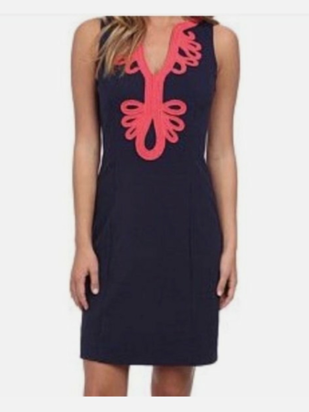 Lilly Pulitzer Janice Shift Dress Navy Size Medium